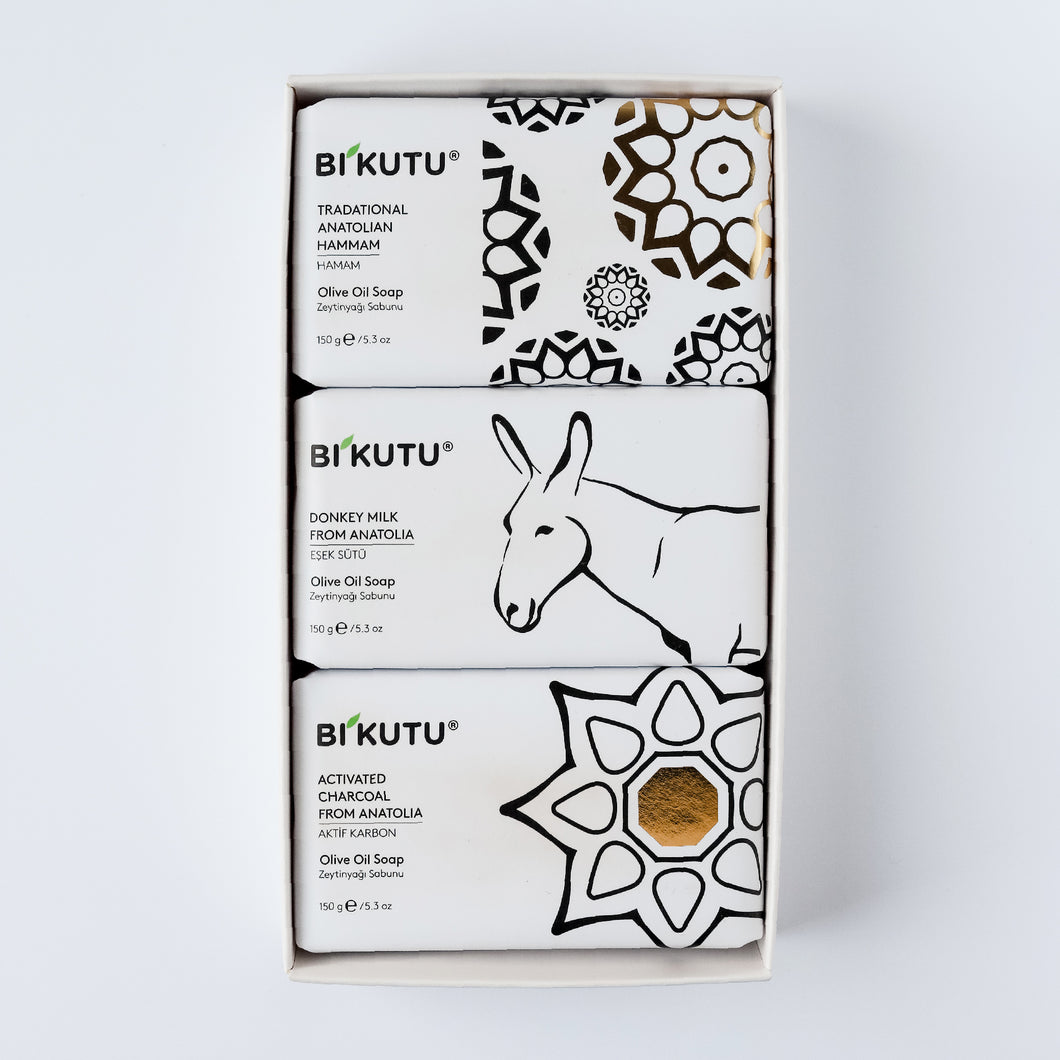 Handmade Natural Soap with Olive Oil 3 Box