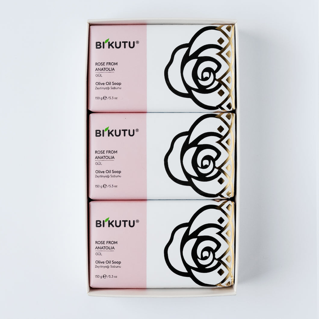 Handmade Natural Soap with Olive Oil 3 Box